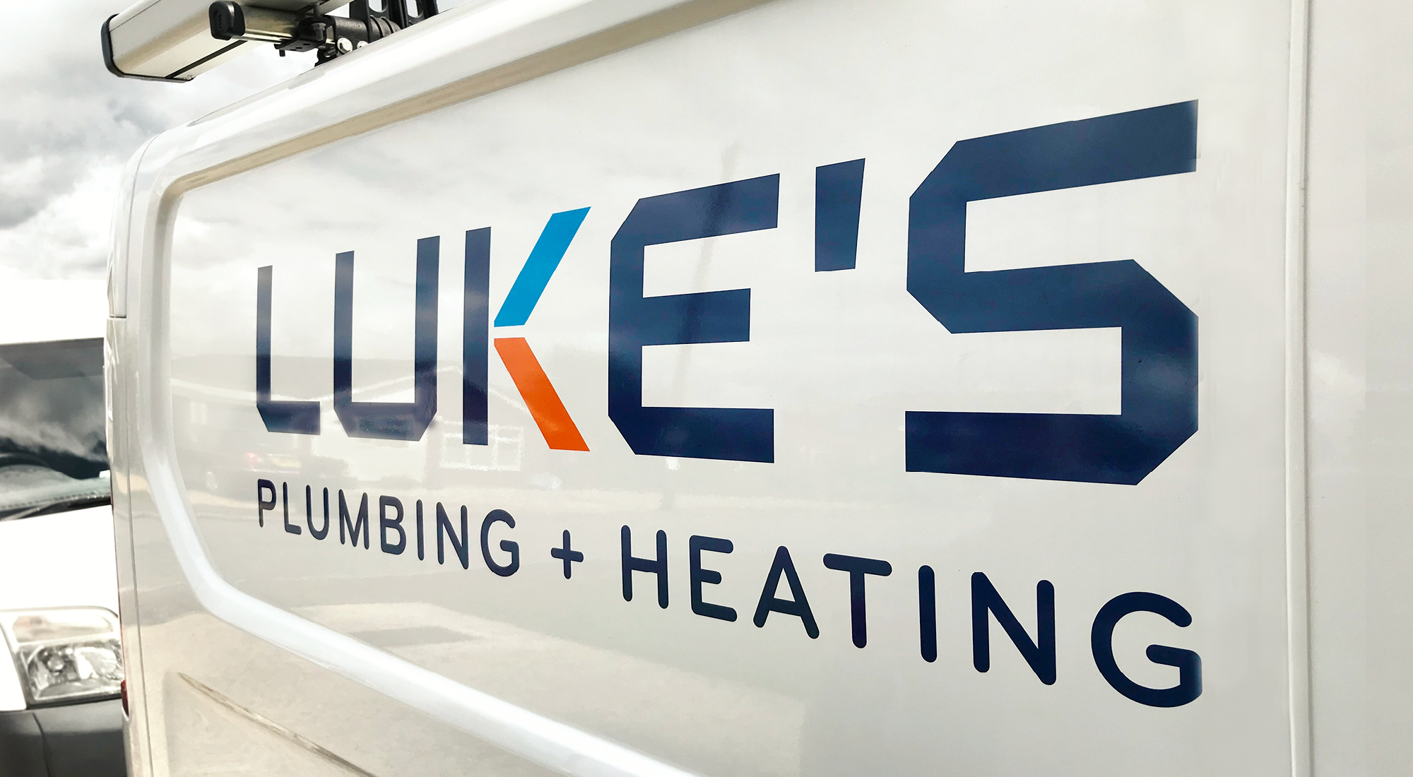 Luke's Plumbing and Heating jr graphic design