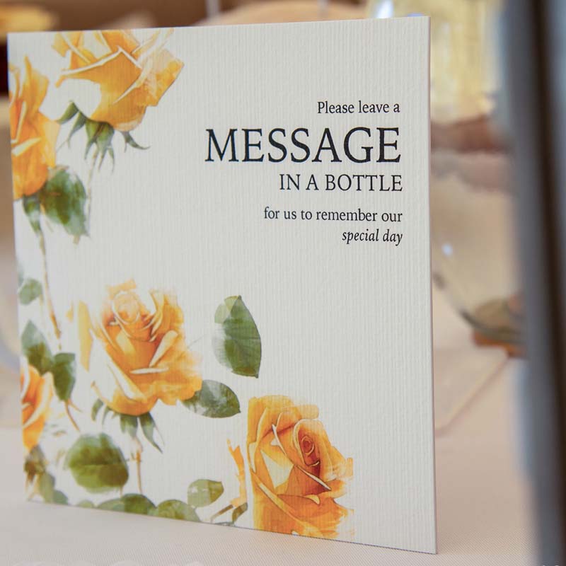 Bespoke wedding stationery Downham Hall