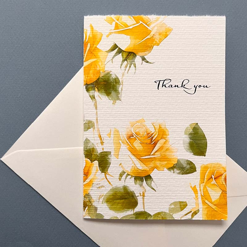 Bespoke wedding Thank you card